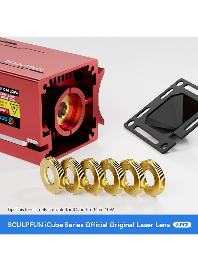 SCULPFUN Original Pro Max 10W Laser Engraver Lens 6pcs Highly Transparent Lens Anti-oil and dust Proof Easy to Install  - Image 3