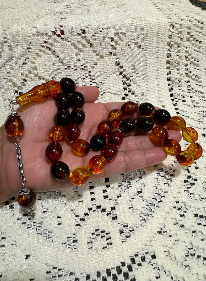 Faturan Prayer Beads For Men 28 Beads Size 13.5mm x 15.5mm - Image 5