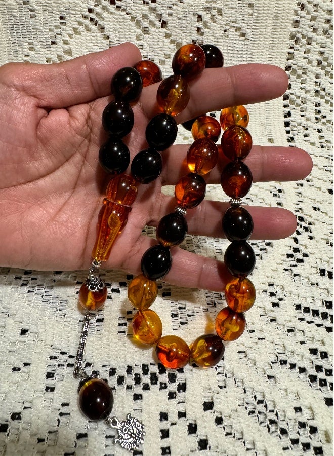 Faturan Prayer Beads For Men 28 Beads Size 13.5mm x 15.5mm - Image 4