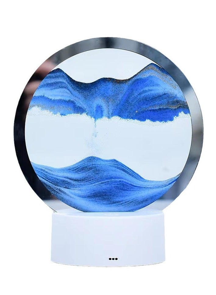 Nakhl 3D quicksand painting hourglass home decoration crafts