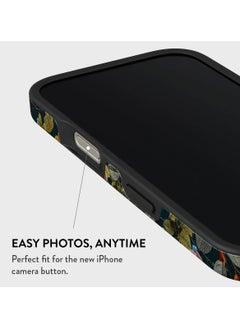 BURGA iPhone 16 Pro Max Case, 2 Piece Hard Shell + TPU Interior, Shock Absorption, All Port Accessible, Raised Bezel For Screen & Camera Protection, Never Fading HQ Print,  Bloomy Garden  - Image 3