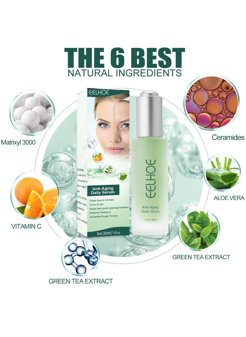 EELHOE - Osee Advanced Deep Anti Wrinkle Serum, Hyaluronic Acid Serum for Face, Anti-Aging Brightening Face Serum, Anti-Dark Spots and Brightening Serum, Firming, Plumping, Repair, Moisturizing - Image 1
