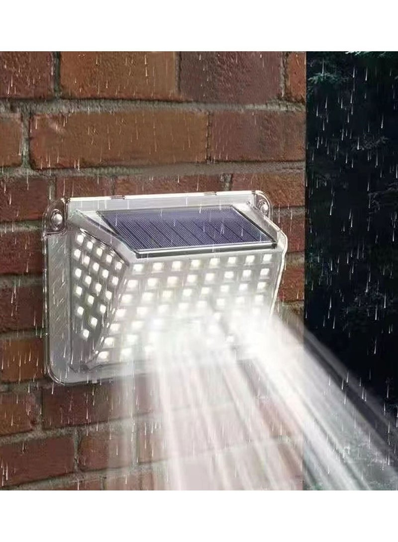 Excefore Outdoor Solar Light, LED Solar Light 120° Super Bright Solar Wall Light with Motion Detector, IP65 Waterproof Garden Security Wall Light,  (Energy Class A+++)(A) [Energy Class E]  - Image 1