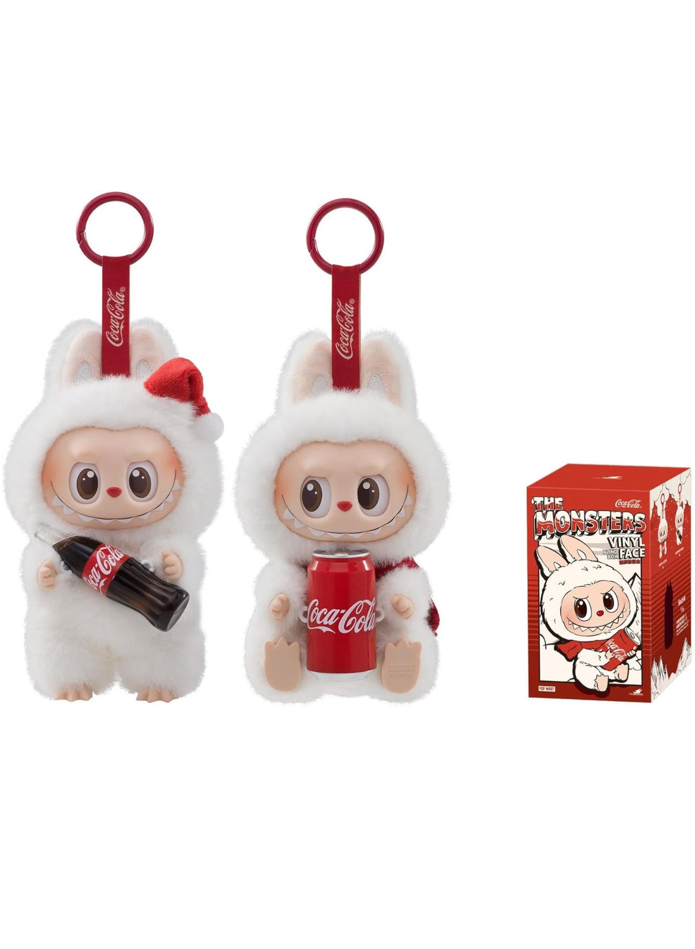 Toy Biz Labubu Monsters Blind Box Coca Cola Series Vinyl Plush Pendant Random Single Piece Per Box