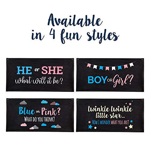 Pop Fizz Designs Gender Reveal Balloon Drop Bag | Twinkle, Twinkle Little Star - Image 5