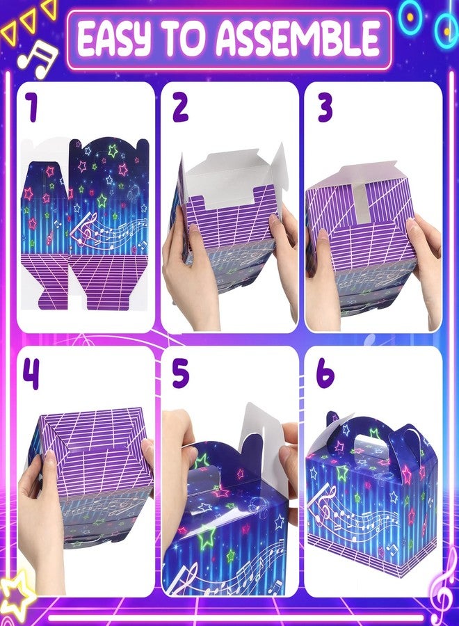 Kolldenn 24 Pcs K Pop Party Favors Goodie Gift Bags with Handles K Pop Themed Cartoon Goodie Candy Bags for Party Supplies Anime Themed Birthday Celebrations - Image 4