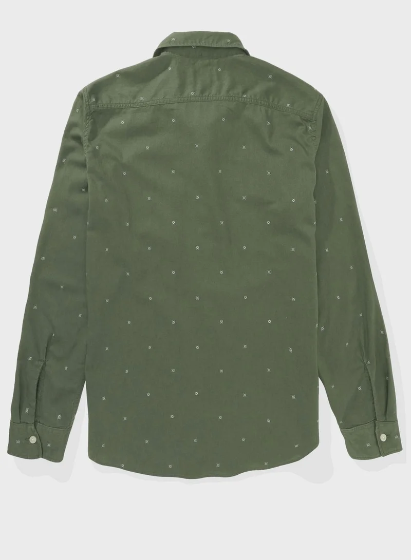 American Eagle Button Down Slim Fit Shirt