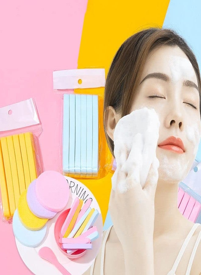 Calitate24 12 Pack Compressed Facial Sponges, Makeup Remover Beauty Sponge Pad for Travel & Makeup Removing, Reusable Mini Face Cleansing Stick Sponge Cosmetic Wipes for Cleansing & Face Washing - Image 5