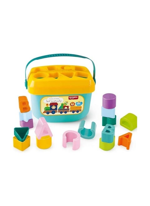 BABA FAB Scrap Baby's First Blocks, Shape sorter, Colors, ABCD (My 1st Shapes)