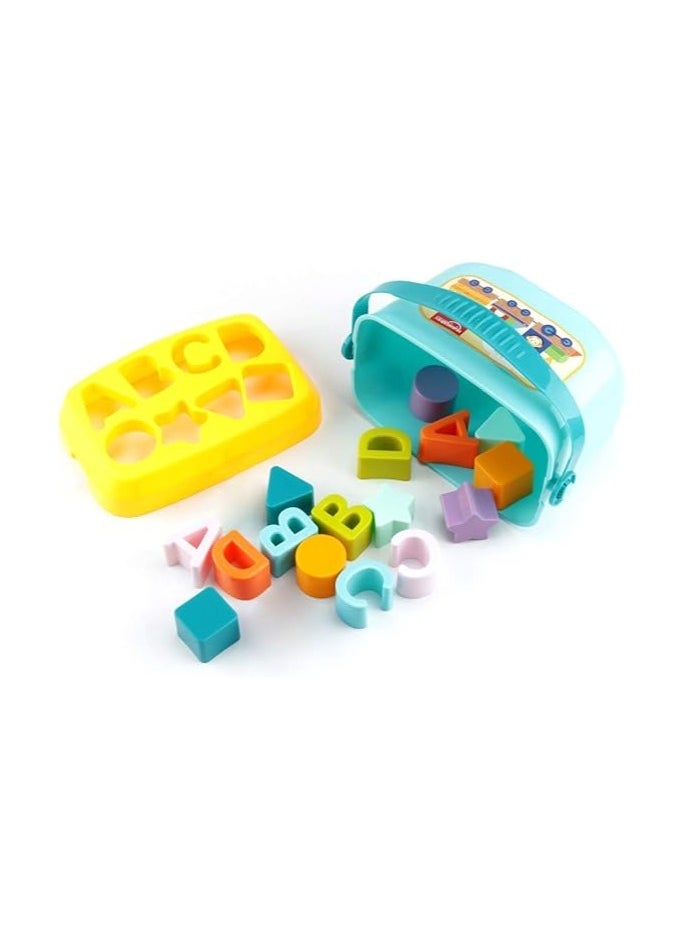 BABA FAB Scrap Baby's First Blocks, Shape sorter, Colors, ABCD (My 1st Shapes)