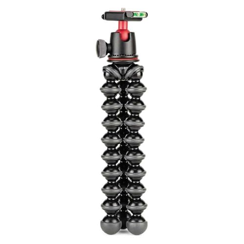 JOBY GorillaPod 3K Kit, Compact Stand 3K and Ballhead for Compact Cameras, Tripod Kit, Travel Tripod for Cameras, Holds Devices up to 6.6lbs, JB91507, Made in Italy, Black/Charcoal - Image 2