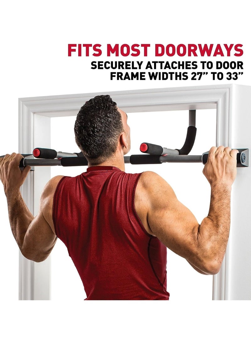 Huitich Steel Pipe Push-Up Bars Set with Comfort Sponge Grips Black 93x45x30cm  - Image 5