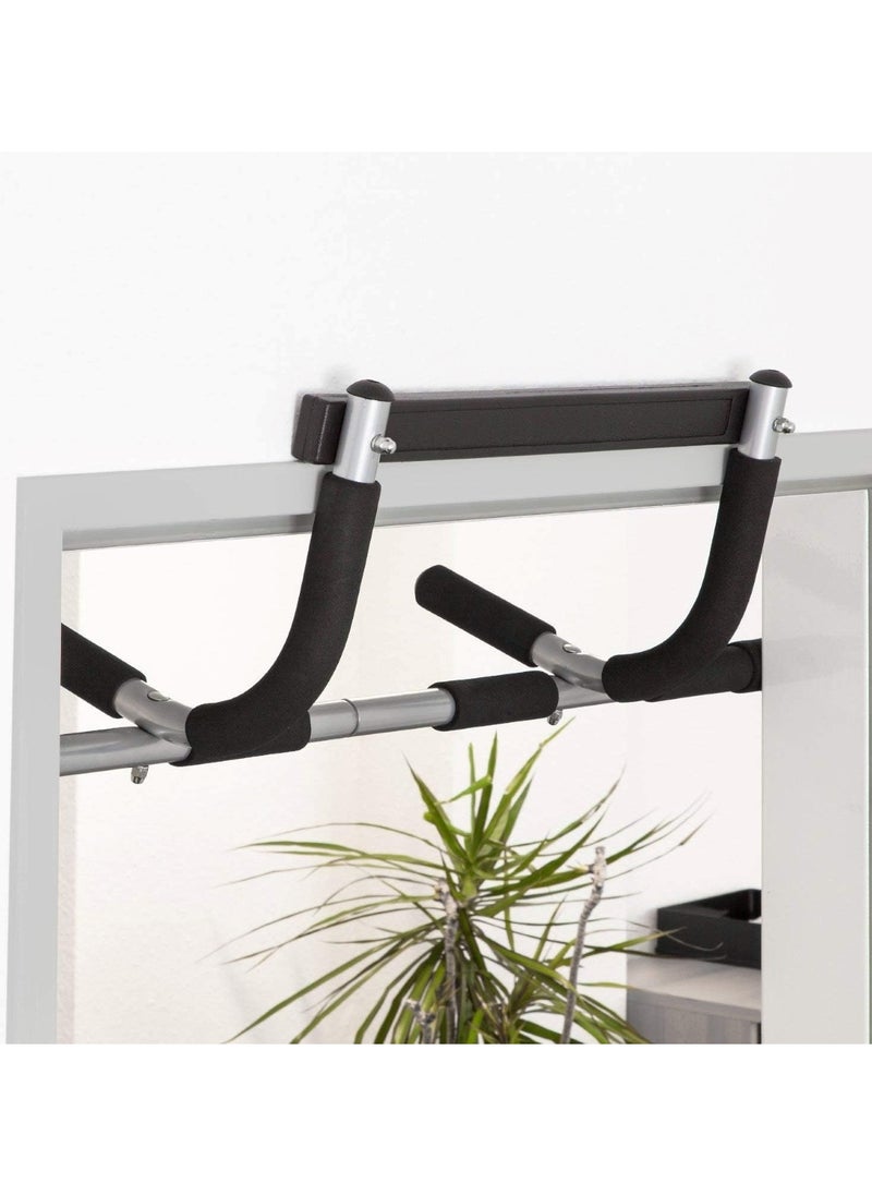 Huitich Steel Pipe Push-Up Bars Set with Comfort Sponge Grips Black 93x45x30cm  - Image 4