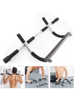 Huitich Steel Pipe Push-Up Bars Set with Comfort Sponge Grips Black 93x45x30cm  - Image 3