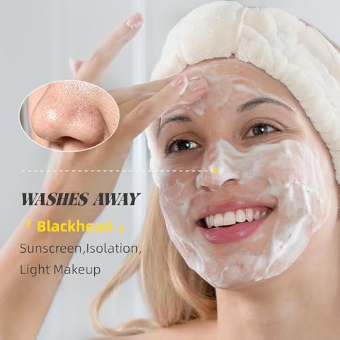 VGO Facial Cleanser, Daily Face Wash of Double Care and Effects, Cleansing Mud Mask & Amino Acid Cleansing All in One Gentle Face Cleanser, 3.52 Oz - Image 3