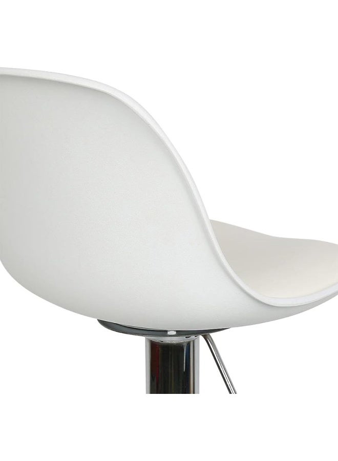 Adjustable Height Metal Frame Cushioned Bar Stool - Image 4