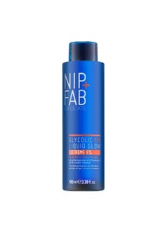 NIP+FAB Nip  Fab Glycolic  Salicylic Hyaluronic Acid and Vitamin B5 Fix Liquid Glow Extreme 6 Exfoliator for Face with AHA BHA Exfoliant to Resurface Exfoliate Even Tone Brighten Skin 338 Fl Oz 