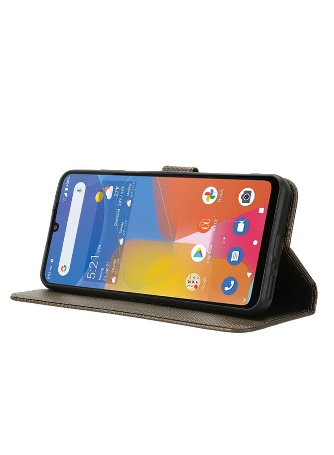 إيروريكس جراب هاتف Cellular ZMax 5G من الجلد بتصميم ماسي - Image 4