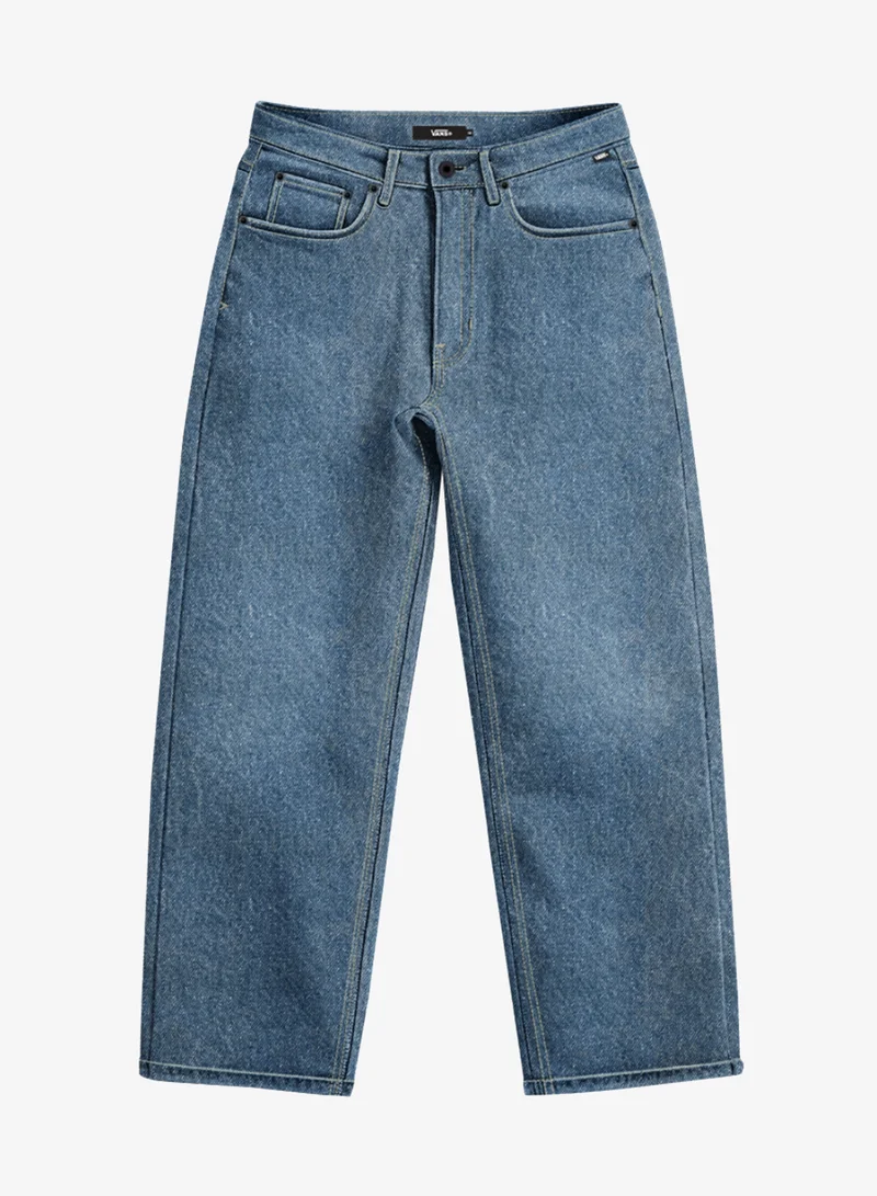 فانز Check-5 Loose Denim Pants