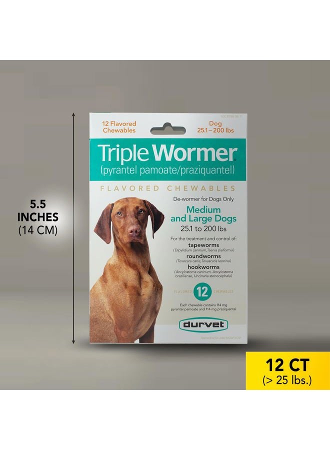 Durvet Triple Wormer for Medium and Large Dogs - Image 4