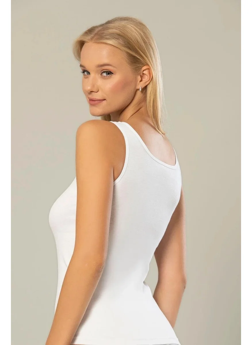 Erdem Women's Ribana Thick Strappy Undershirt 2105 - 6 Pieces