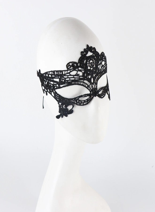 BHOOLU&GOOLU Women's Lace Eye Mask (Black) - Image 5
