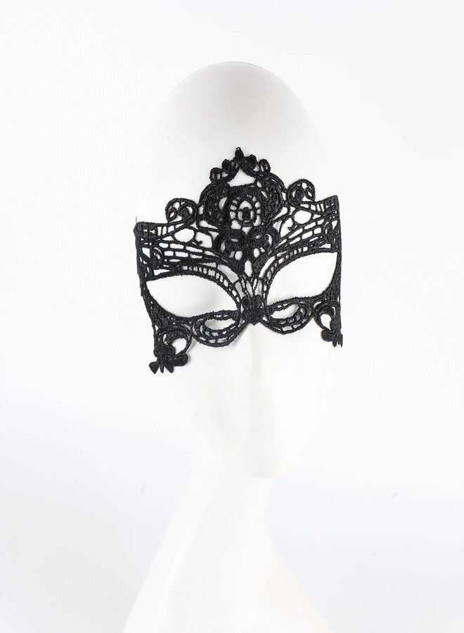 BHOOLU&GOOLU Women's Lace Eye Mask (Black) - Image 1