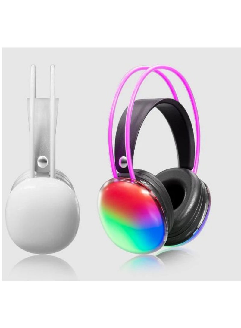 هوتو سماعه قيمنق لمحبي الالعاب قابله للطي. سماعات لسوني محيطيه مناسبه لمحبي ببجي وفري فاير وجميع الالعاب الالكترونيه.  سماعات قيمنق باضاءة LED  -بالوان الRGB. سماعه لسوني تحتوي على بطاريه محسنه بسعة 250 مللي أمبير . سماعه العاب بأصدار بلوتوث 5.3 متواقفه مع جميع الاجهزة. سماعه جيمنج من هوتو بطراز  HT-EP62 - Image 3