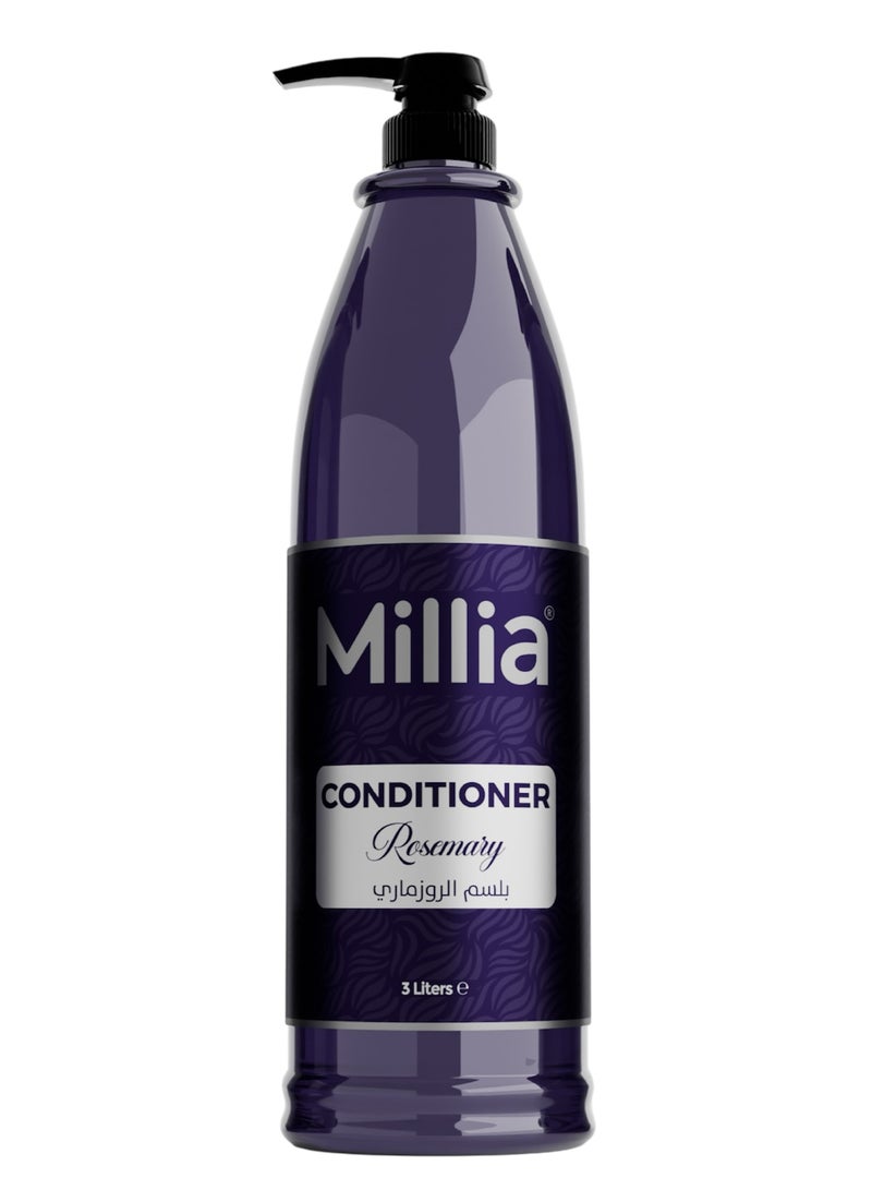 Millia Rosemary Conditioner 3 Litre – Scalp Stimulating & Hair Growth Care