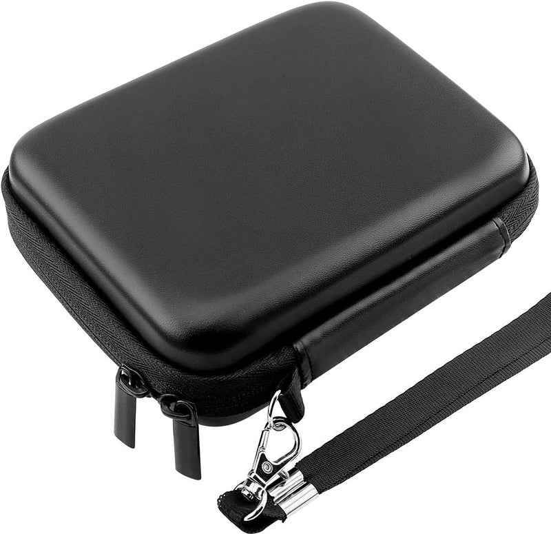 Lacdo 2-in-1 Hard Drive Carrying Case for SanDisk Extreme Portable External SSD SDSSDE60-G25 / G-Technology G-Drive Mobile SSD 250G 500G 1TB 2TB USB 3.1 USB-C Shockproof Protective Travel Bag, Black - Image 4