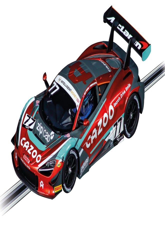 كاريرا سيارة كاريرا 27782 ماكلارين 720S GT3 إندورو موتورسبورت، رقم 77، بطولة بريطانيا الكبرى للسيارات السياحية 2023، بمقياس 1:32، من سلسلة إيفولوشن التناظرية. - Image 1