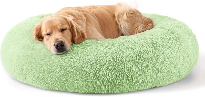 Hoewina Dog Beds Large Sized Dog and Cats, 32in Pet Beds for Large Pet, Washable Indestructible Extra Large Dog Bed (Green) - Image 1