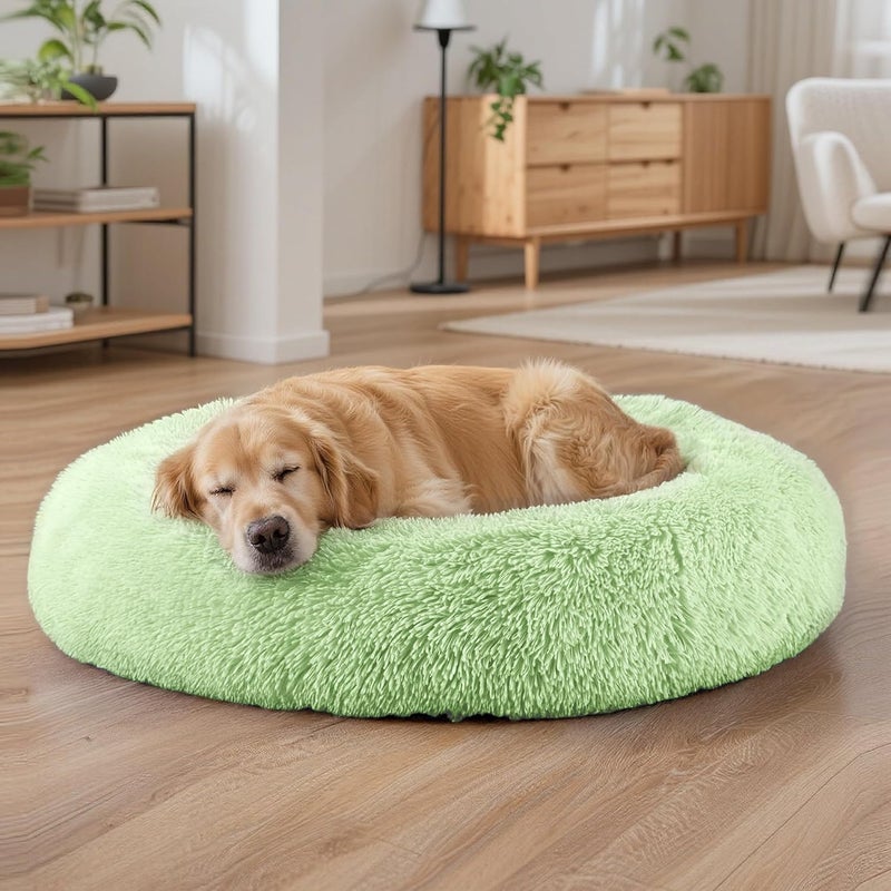 Hoewina Dog Beds Large Sized Dog and Cats, 32in Pet Beds for Large Pet, Washable Indestructible Extra Large Dog Bed (Green) - Image 5