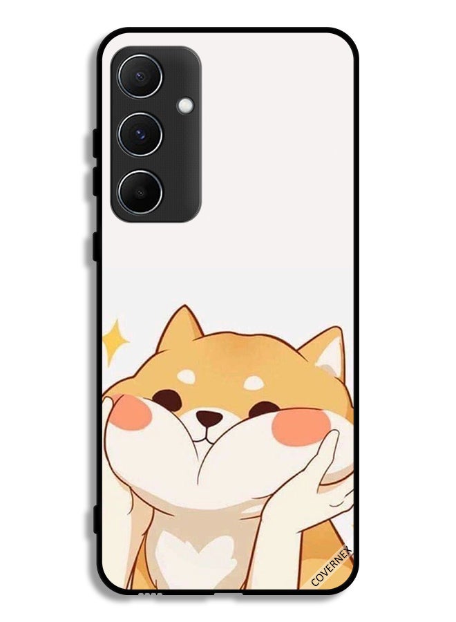 Covernex Samsung Galaxy A55 5G Protective Case Cover Cute Cat Clip Art - Image 1