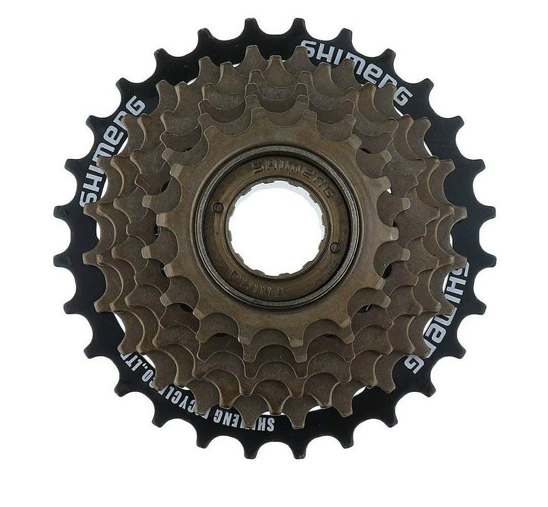 FASTPED ® 6 Speed Bike Freewheel 14-24 T Cassette Road Bike Flywheel Mountain Bike Freewheel Bicycles Screw Type Smoother Rides and Improved Shifting Capabilities with This Freewheel - Image 1