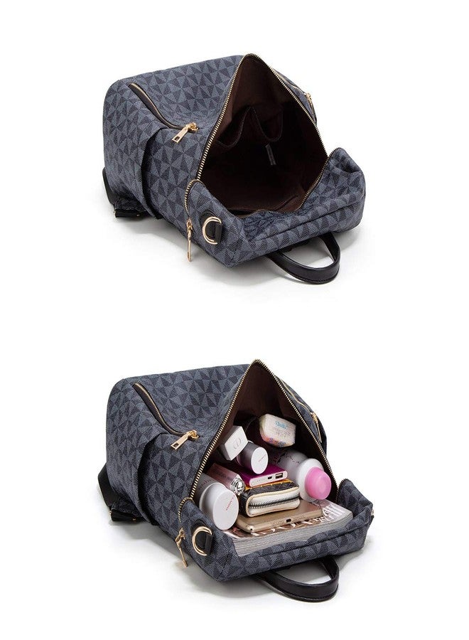 Makes Backpack Purse for Women PU Leather Travel Satchel Handbag Convertible Design Bag with Purse 2 Piece - Image 5