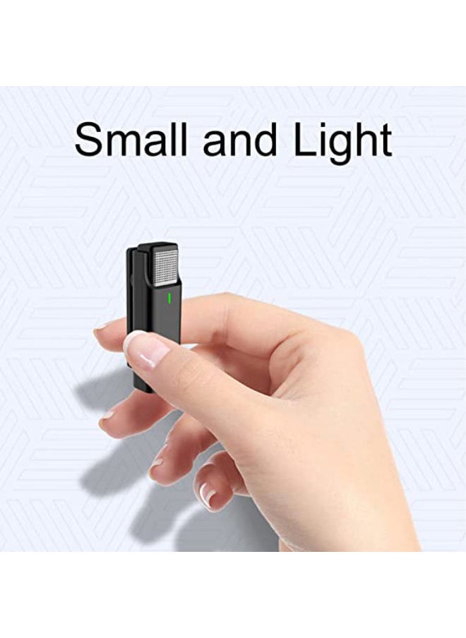 SHOPI - 2.4G Wireless Lavalier Microphone 1T1R Portable Audio Video Live Broadcast Mini Microphone for iPhone Android Mobile Phone - Image 1