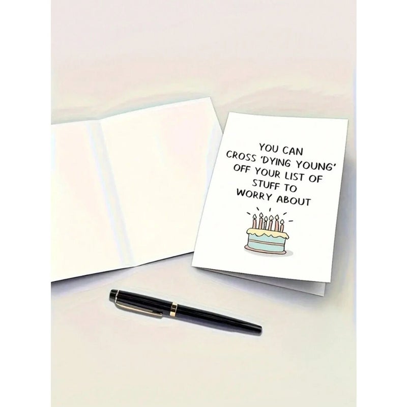 1pc Birthday Greeting Card, Women's Birthday Party Gift Card, Encouragement And Affirmation Card, Essential For Sending To Best Friends, Ideal For Back To School  Season - Image 4