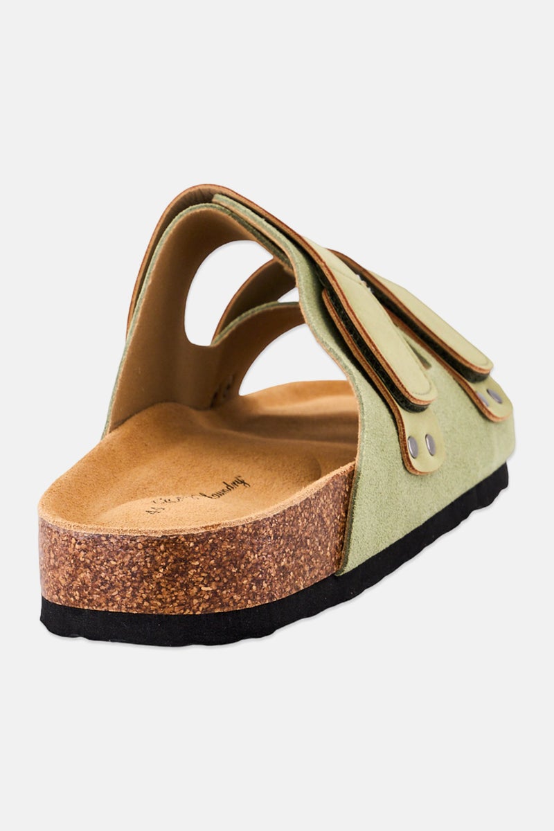 English Laundry Men Velcro Sandals, Faded Olive - Image 2