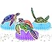 PC Turtle Honeycomb Centerpieces 5 Pcs Sea Turtle Birthday Party Decorations Under the Sea Ocean Animal Baby Shower Table Centerpiece Supplies - Image 3