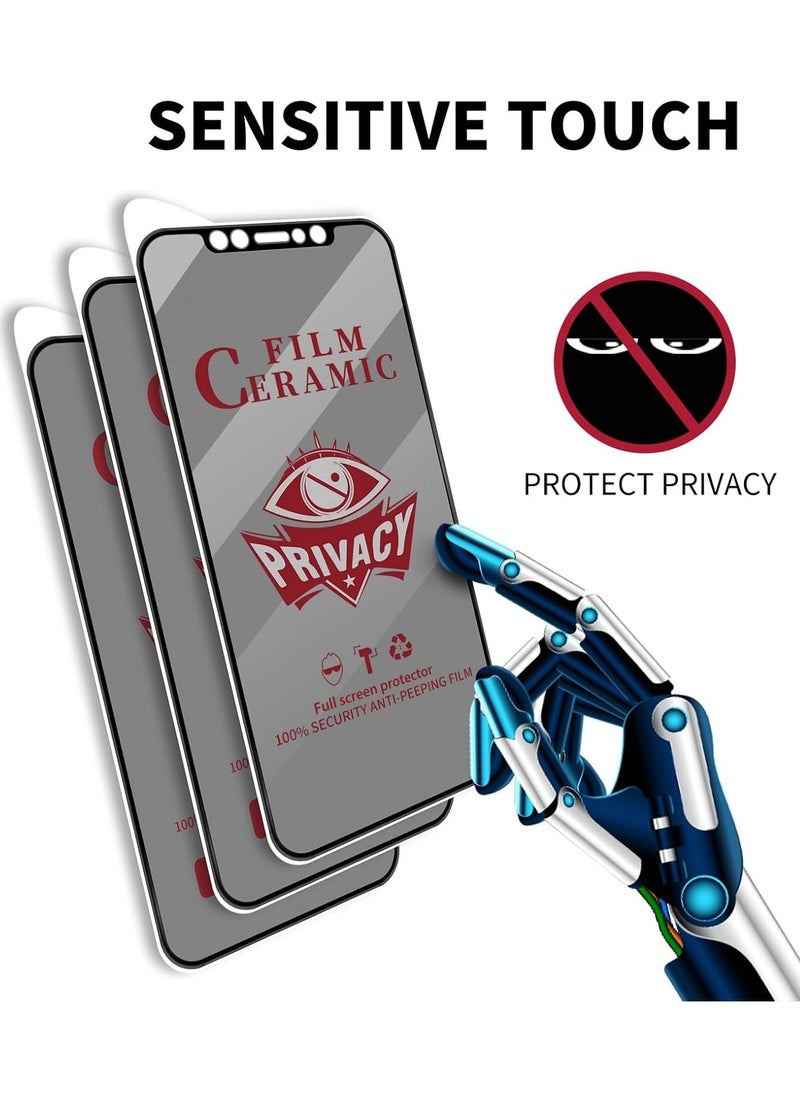 MIGOFAST - iPhone 16 Pro Max Matte Privacy Ceramic Screen Protector Film  Matte  Anti-Spy  Full Adhesive  Flexible Not A Glass  Anti-Spy Full Adhesive Flexible Film - Image 1