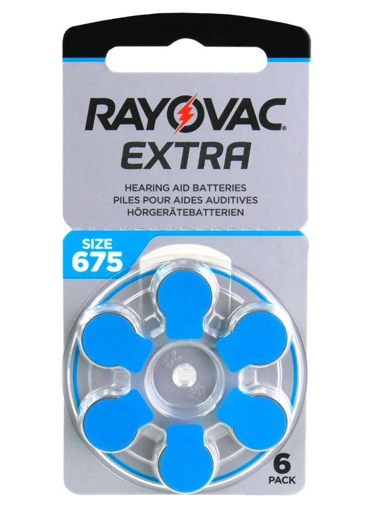 Rayovac - Hearing Aid Batteries - Size 675 - Pack of 60 Pieces - Image 1