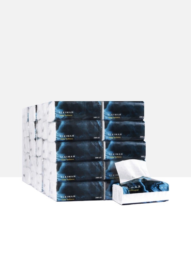 Generic Soft Tissue 300 Single Sheets Pack of 20 Box  - Image 2
