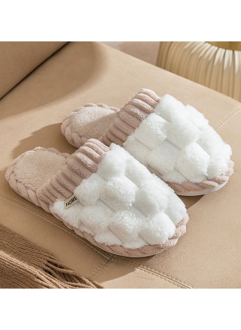 Winter Home Cotton Slippers Indoor Antiskid Warm Plush Bedroom Slippers - pzsku/ZBAD19DFD161E26CBECA7Z/45/_/1667184846/a4089892-dfde-4d80-aad4-0969b7c92994