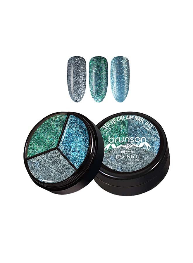 brunson Solid Cream Gel Nail Polish - 3 in 1 Pudding, High Pigmented Mud Nail Art Paint, Suit For Professional Nail Salon, Nail Starter 15 ml, BSCNG11