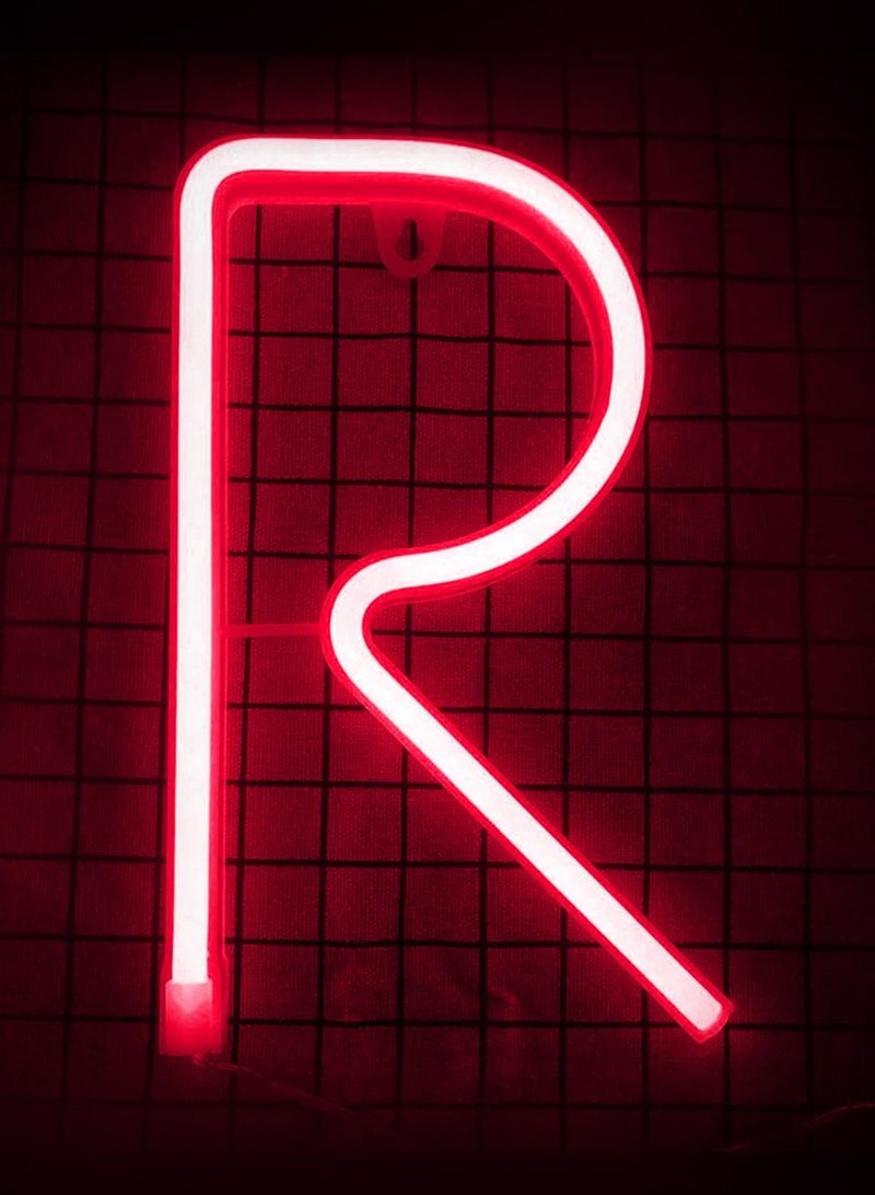 Salla LED Neon Flex Letter Light R 30x20cm - Image 1