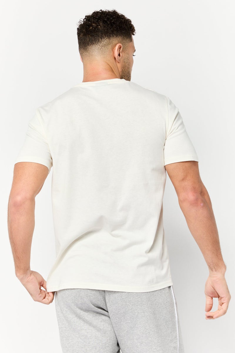 RBX Men Sportswear Fit Short Sleeve Outdoor T-Shirt, Off White - Image 4