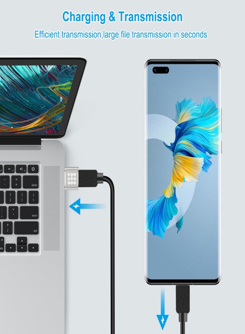 USB-C Female to USB 2.0 Male Aluminum Alloy Adapter Support Energy Data Transfer Compatible with Multiple Devices  - Image 4