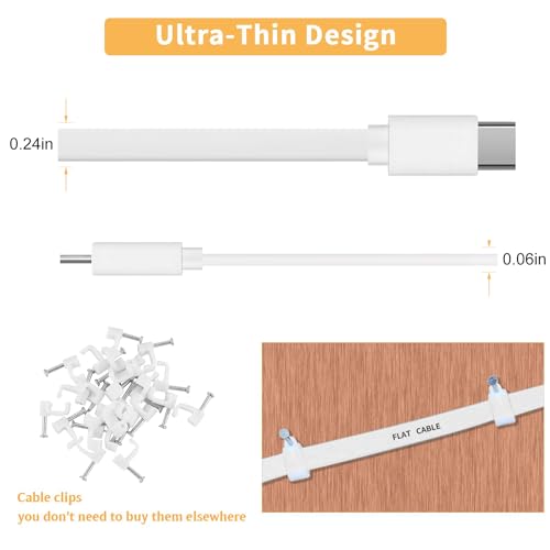 Uogw 2Pack 25FT Power Cable for Blink Mini2,Blink Mini,Blink Outdoor 4 (4th Gen)/Blink (3rd Gen) XT3/XT2/XT,Extension Cable Continuously Charging Your Blink Cam(Plug and Camera are Not Included) - Image 4
