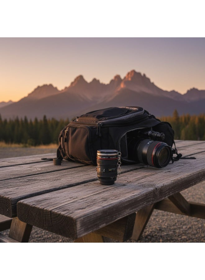 mini cup with chain for espresso ( Camera Lens Shape) - 7.5 cm - Image 4